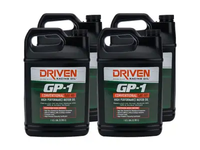 Driven Racing Oil GP-1 40W Conventional Oil Case 4 x 1 Gallon