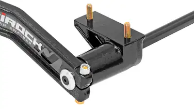 aFe Power Antirock Sway Bar Kit JL/JT Front Forged Arms Steel Brackets .850 Inch Bar RockJock 4X4