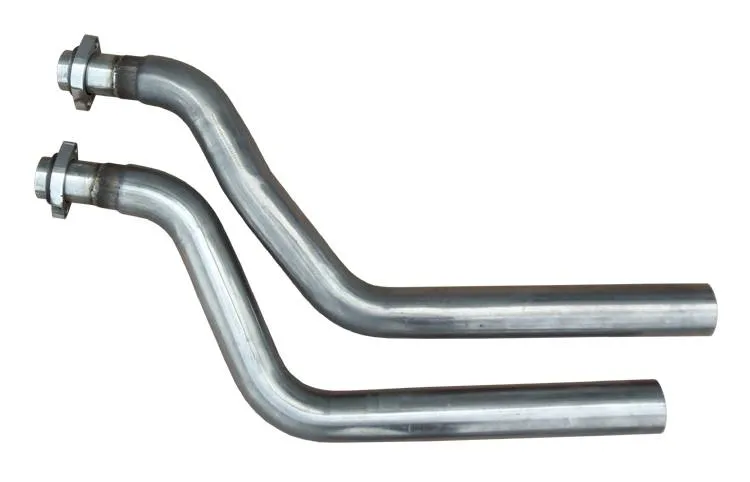 Mustang Downpipes 289-302 Models Does Not Fit 289 K-Code Exhaust Manifold Down Pipe 2.5 in Standard Manifold Hardware Not Incl Natural 409 Stainless Steel Pypes Exhaust product image