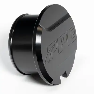 Pacific Performance Engineering 2017-2023 GM 6.6L Duramax Resonator Delete Plug L5P Black
