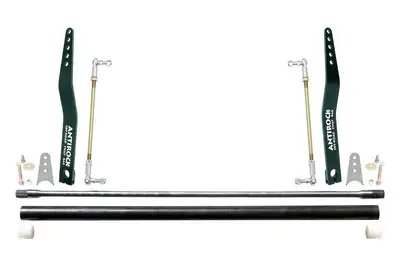 Rock Jock Antirock Sway Bar Kit Universal 32 Inch Bar 20 Inch Bent Steel Arms RockJock 4x4