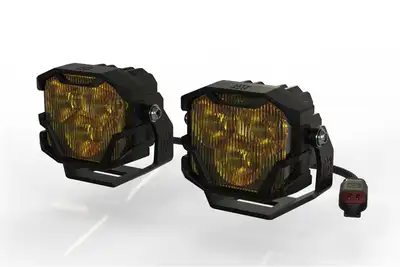 Morimoto Morimoto 4banger 2.0 Hxb LED Pods (Sae Wide / Yellow)(Set)