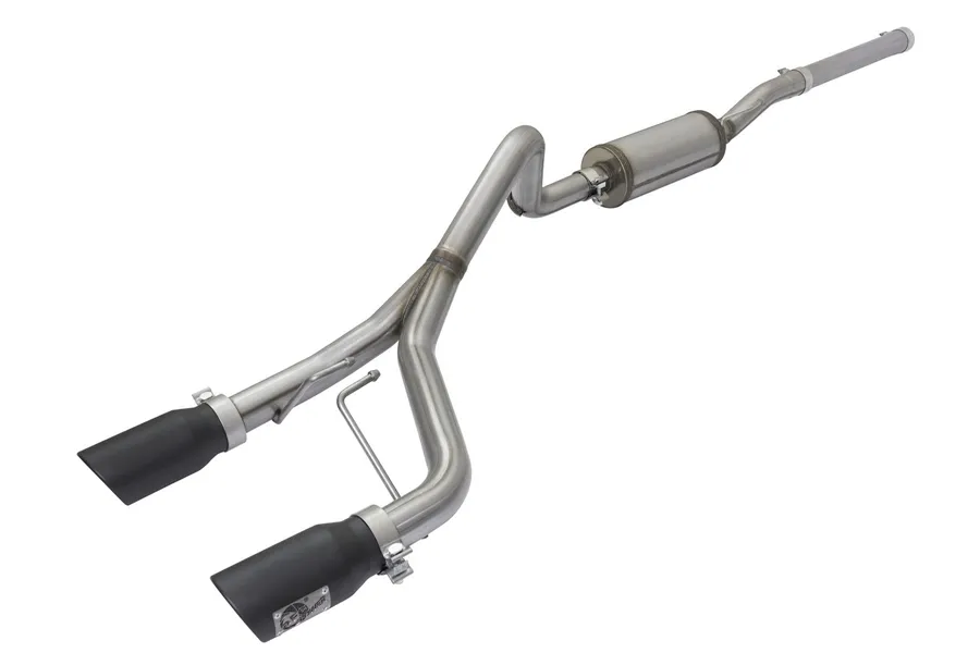aFe Power aFe POWER Rebel Series 2.5in Cat-Back Exhaust System w/ Black Tip - JK