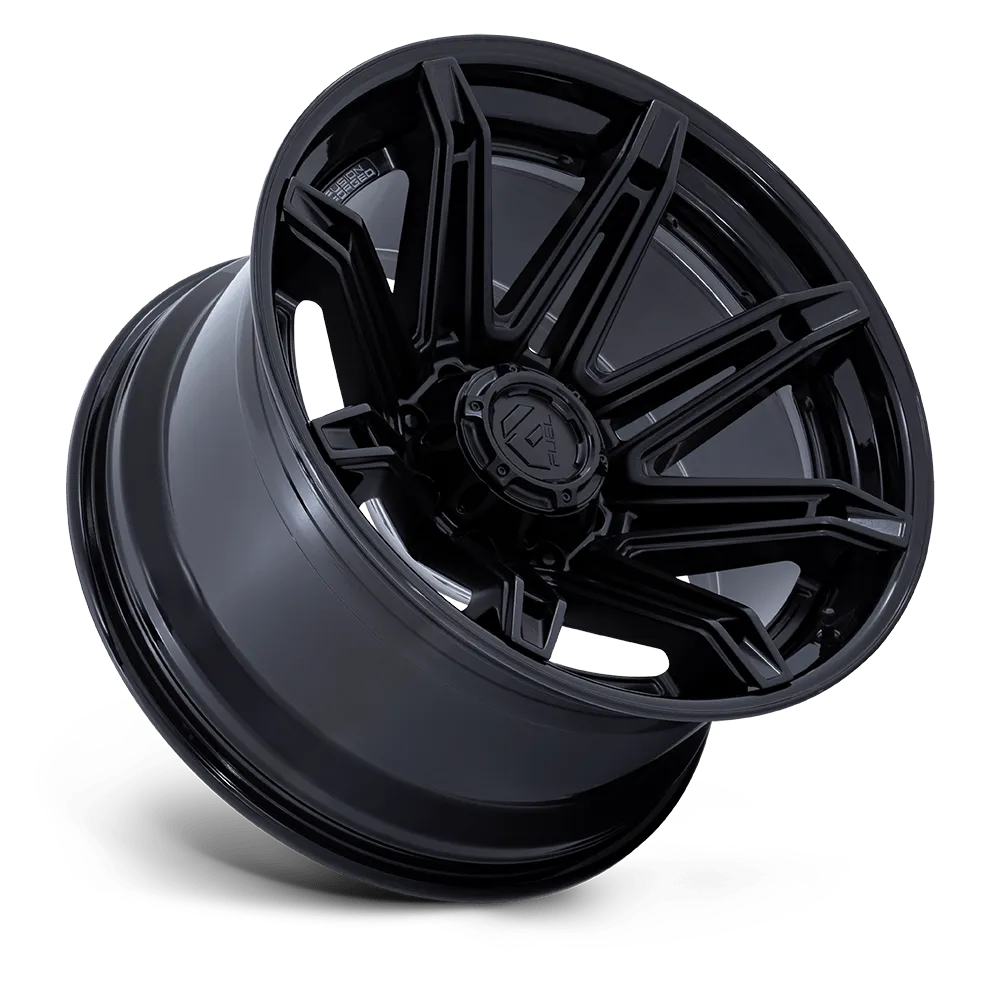 Fuel Wheels | Brawl | Matte Black w/ Gloss Black Lip product image