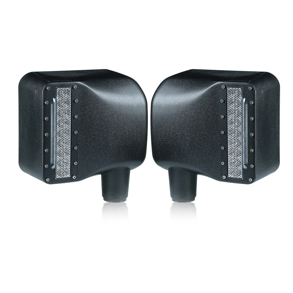 Jeep Wrangler JK Side Mirror Housing with LED Spotlight product image