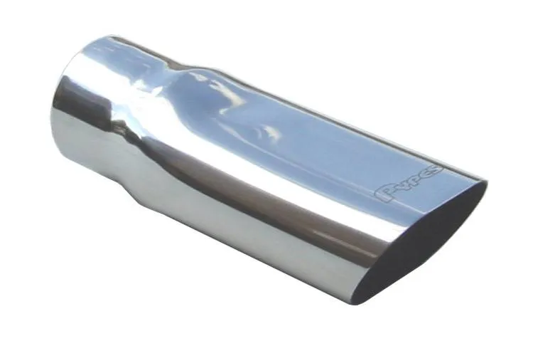 Exhaust Tail Pipe Tip Set 69-72 Chevelle 2.5 in Slip Fit Clamp On Hardware Not Incl Polished 304 Stainless Steel Pypes Exhaust product image