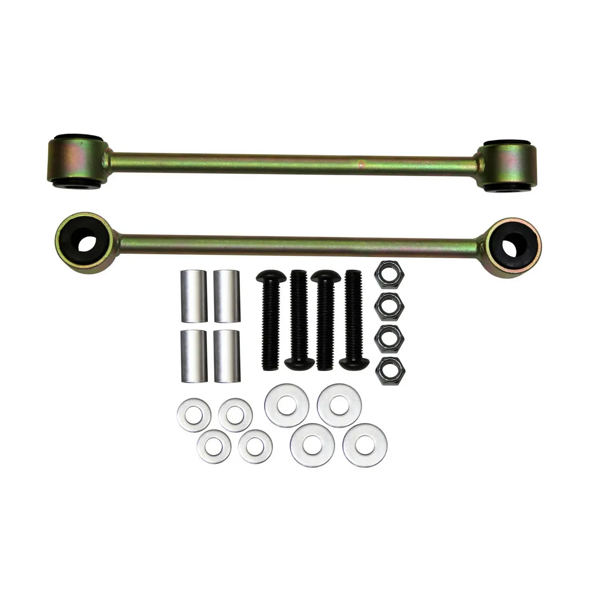 Sway Bar Extended End Links Lift Height 2-3.5 Inch Black Rubber Bushings 07-18 Wrangler JK Skyjacker product image