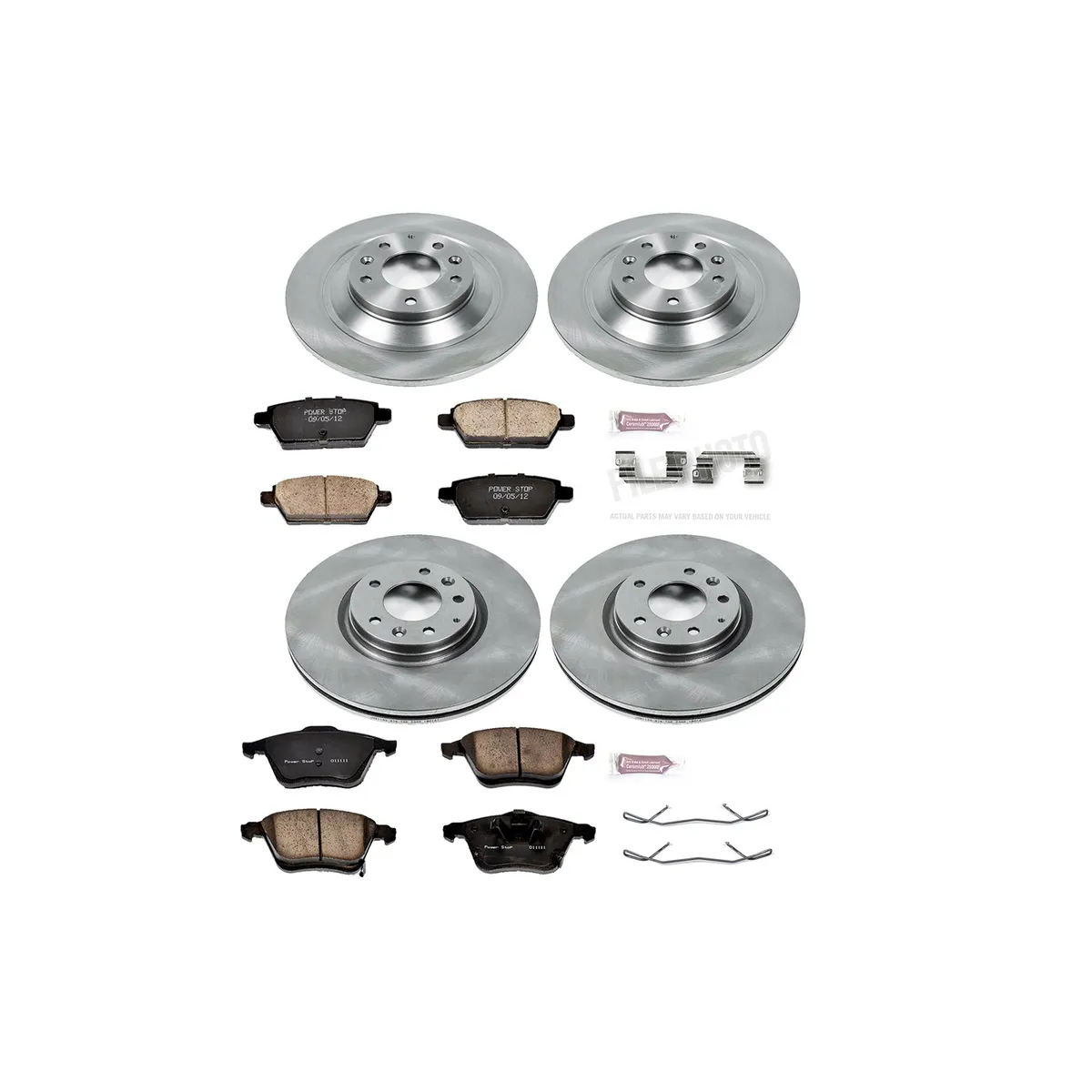 Z17 Direct Replacement Kit: Rotors; Ceramic Pads W/Hardware product image