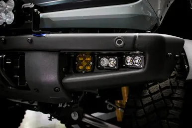 Baja Designs 447762UP Squadron SAE/Dual S2 Sport Steel Bumper Fog Pocket Light Kit product image