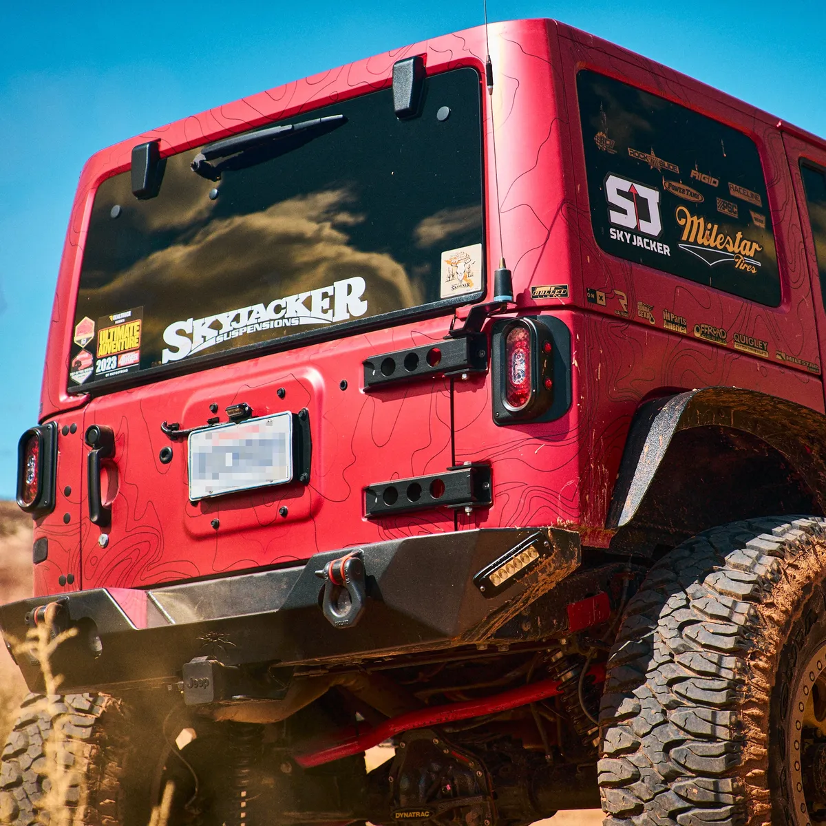 0718 Wrangler Jk/Jku Tail Gunner LED Tail Lights Black product image
