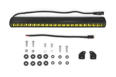 DV8 Offroad 20-Inch Elite Series Amber LED Light Bar | Single Row
