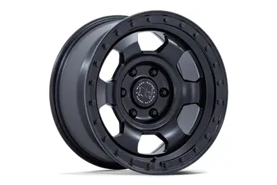 Black Rhino Wheels Black Rhino Trooper Wheel, 17x8.5 5x5 -10mm - Matte Black - JT/JL/JK