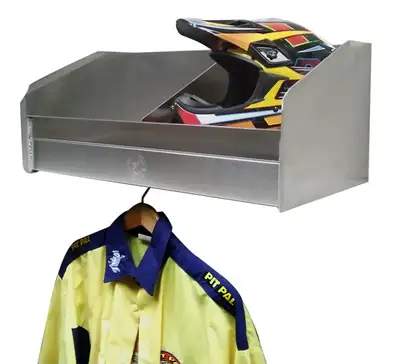 Pit-pal Products 2 Bay Helmet Shelf 28.5x15x12