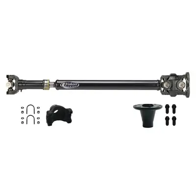 Yukon Gear And Axle Yukon Heavy Duty Driveshaft for 07-11 JK rear. 1350 U/Joint. Fits 4-door Rubicon and non-Rubicon. Fits Automatic & Manual Transmissions. Recommended for stock to 4.5" Lifts with up to 37" Tires.
