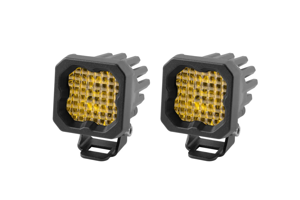 Diode Dynamics - Stage Series C1 LED Pod Pro Yellow Wide Standard ABL (pair) product image