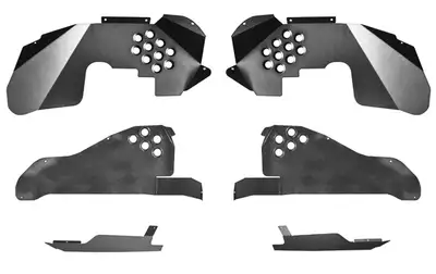 Steinjager Steinjäger Fenders Wrangler JK 2007-2018 Inner Full Kit, Fronts, Rears, Front Inserts Bare