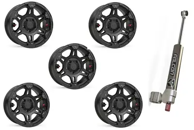 TeraFlex Teraflex Nomad or Olympus Beadlock Wheels w/ Falcon Stabilizer Package