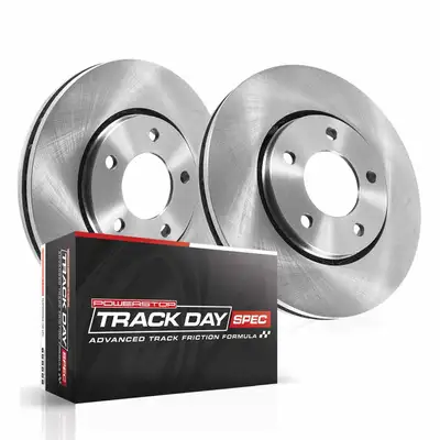 PowerStop Track Day Spec Kit-Stage 2 Kit For Spec Racing Series/Advanced Track Day Enthusiasts: Rotors And Pads-For Use W/Race Tires