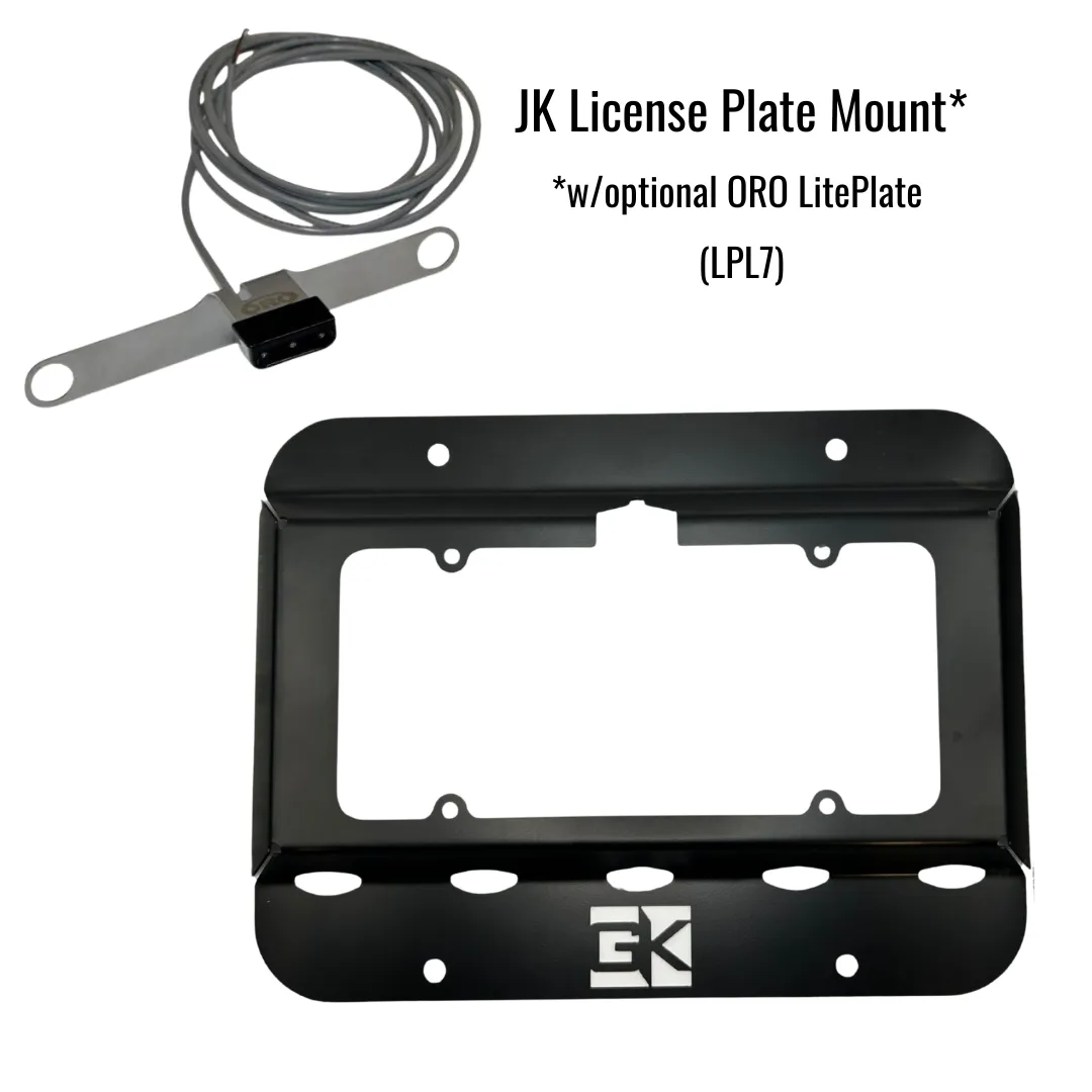 License Plate Relocation Kit for Jeep JK Wrangler (2007-2018) product image