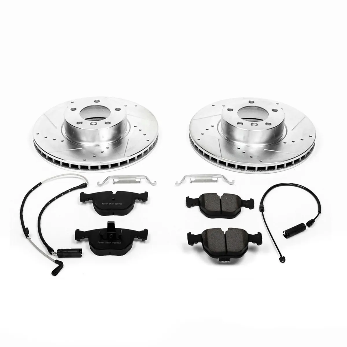 Z23 Evolution Sport Upgrade Kit: Drilled/Slotted Rotors; Carbon-Fiber Ceramic Pads W/Hardware; Pad Sensors product image