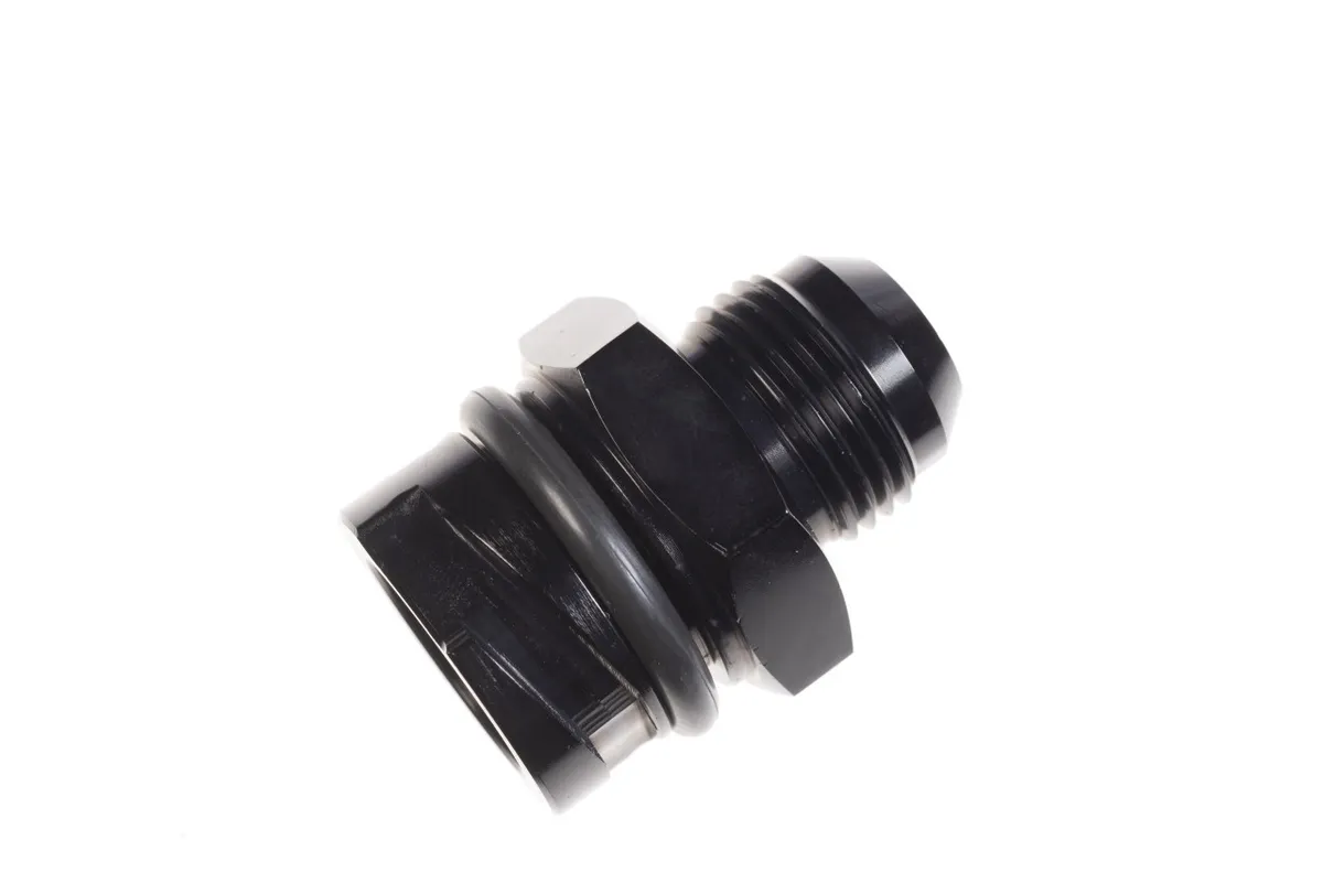 Redhorse Performance 12an Male Valve Cover Oil Cap Aluminum Black