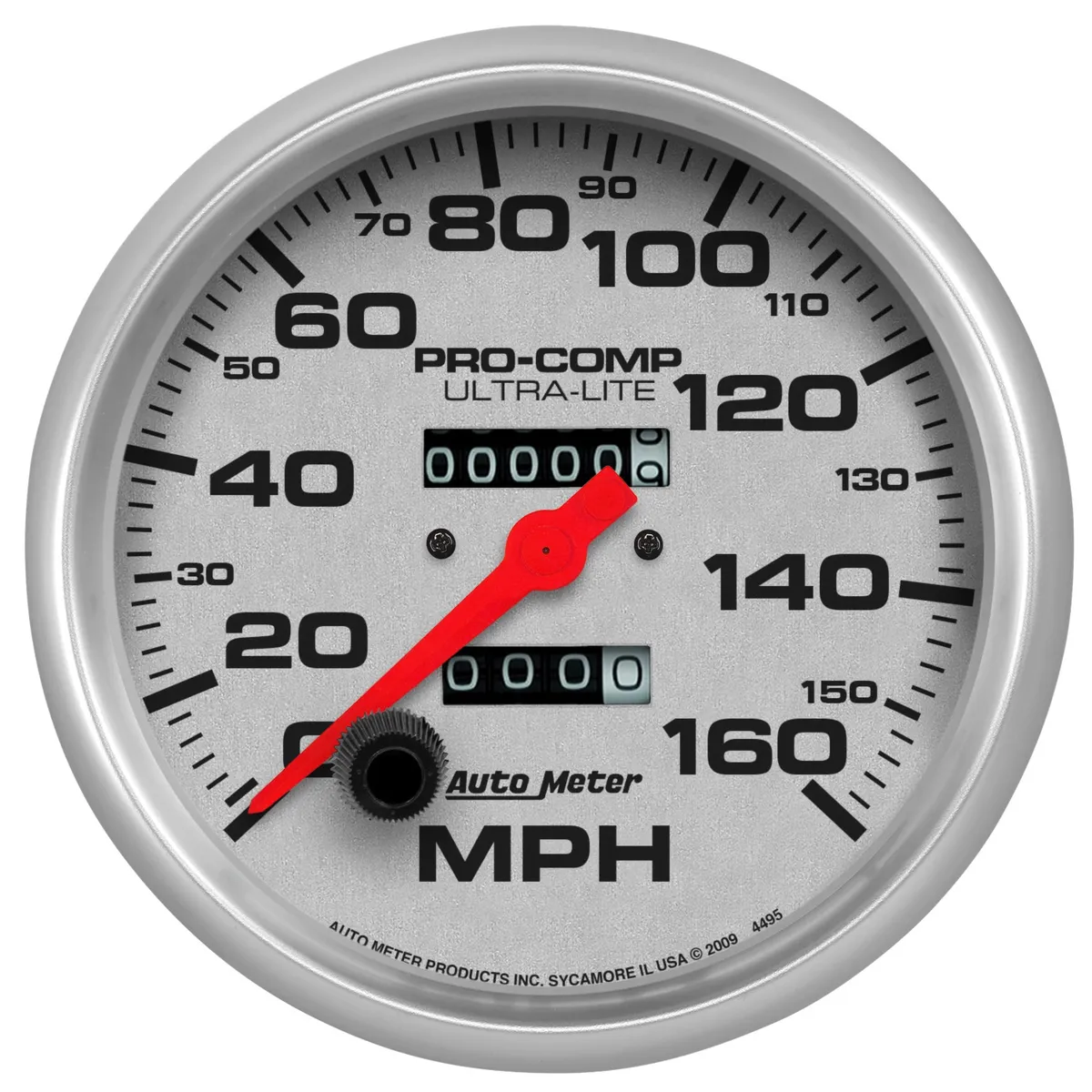 Gauge, Speedometer, 5", 160mph, Mechanical, Ultra-Lite product image