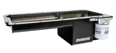 Moroso GM LS 6qt Steel Oil Pan w/Oil Filter Adapter