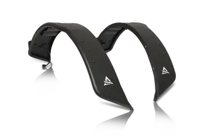 Winjet Attica 4x4 Frontier Series Rear 2dr and 4dr Fender Flares- Black - Powder Coated - Steel - Bronco