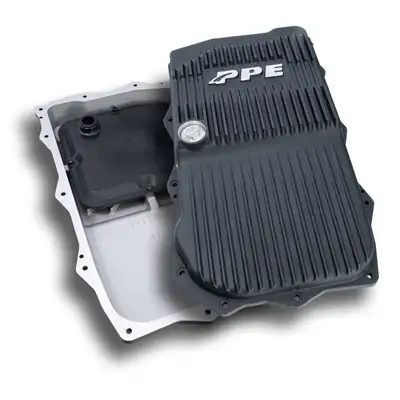 Pacific Performance Engineering 2018-2022 Jeep Wrangler JL/JT w/ 850RE Transmission Heavy-Duty Cast Aluminum Transmission Pan Black