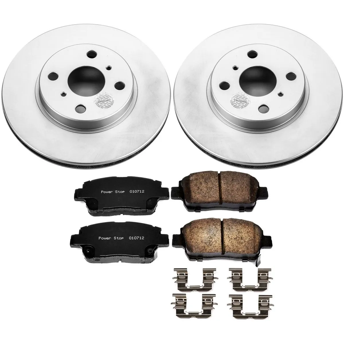 Z17 Geomet Coated Rotor Kit: Genuine Geomet Fully Coated Rotors; Ceramic Pads W/Hardware product image