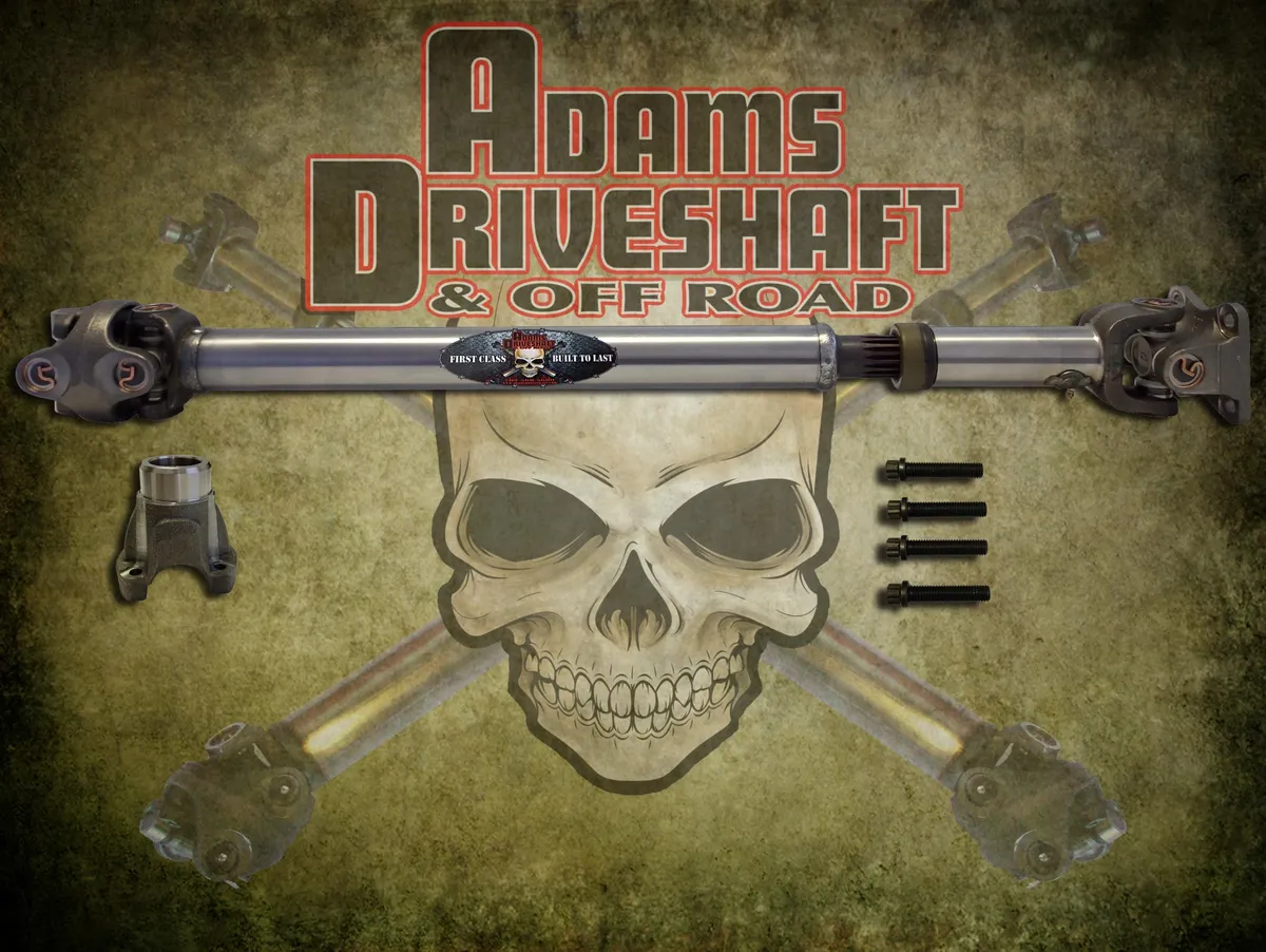 Adams Driveshaft JL Rubicon Front 1310 CV Driveshaft OEM Flange Style Extreme Duty Series product image