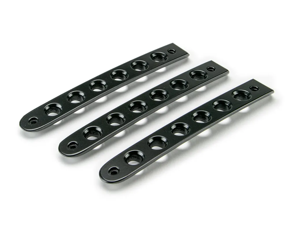 DV8 Offroad D-JP-190015-BK-3 Black Door Handles Inserts; 3-Pieces product image