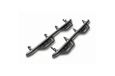 N-Fab 19c Gladiator 4 Door Truck 3in Textured Black Full Length Podium lg Step System