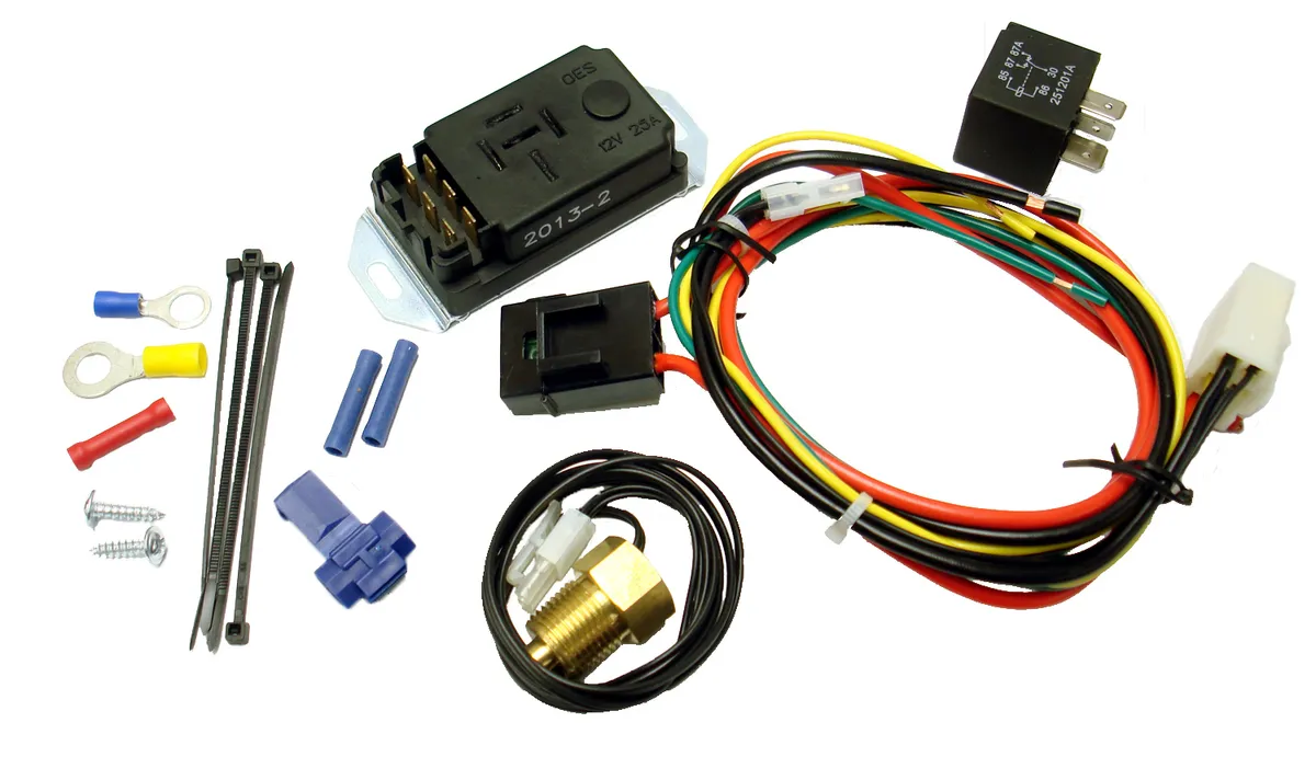 Electric Fan Controller Adjustable 150-240 degree range Thread-in probe sensor Proform product image