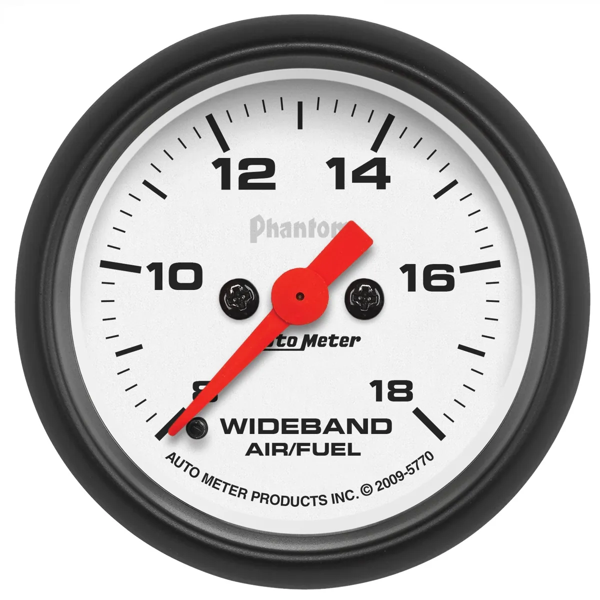 Gauge, Air/Fuel Ratio-Wideband, Analog, 2 1/16", 8:1-18:1, Stepper Motor, Phantom product image