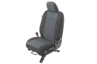 Diver Down Jeep Wrangler Neoprene Seat Covers for 18-20 Jeep Wrangler JL Unlimited 4-Door w/Leather Interior Charcoal Diver Down