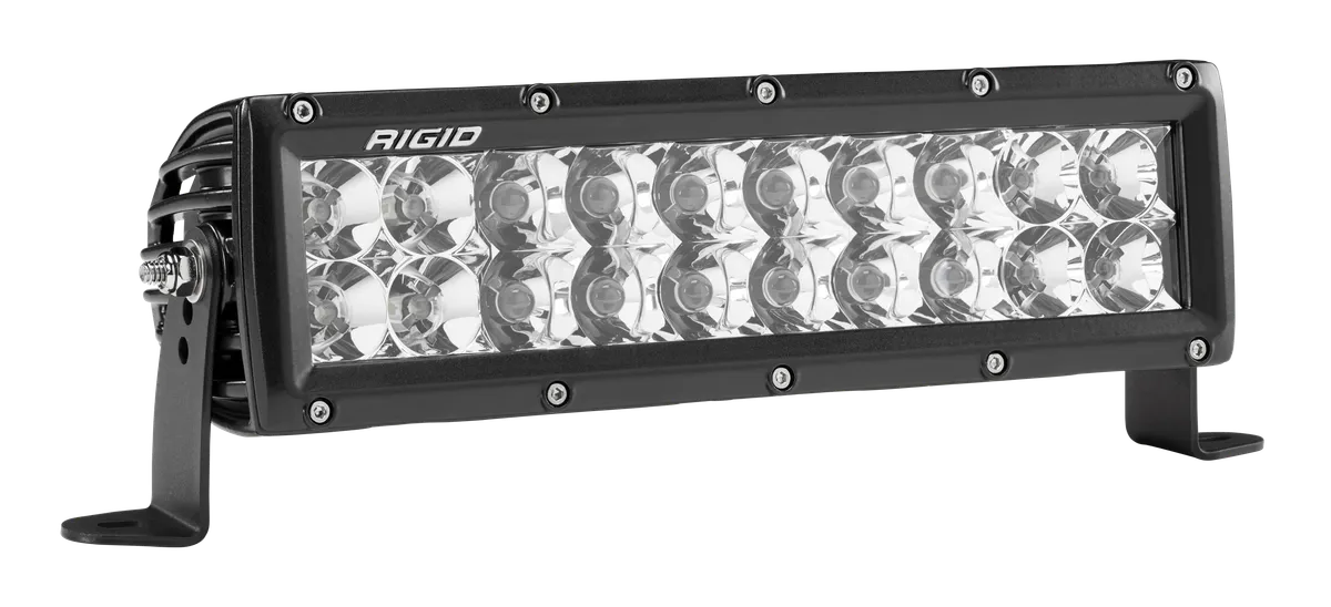 Rigid E-Series Pro LED Light, Spot/Flood Optic Combo, 10 Inch, Black Housing product image