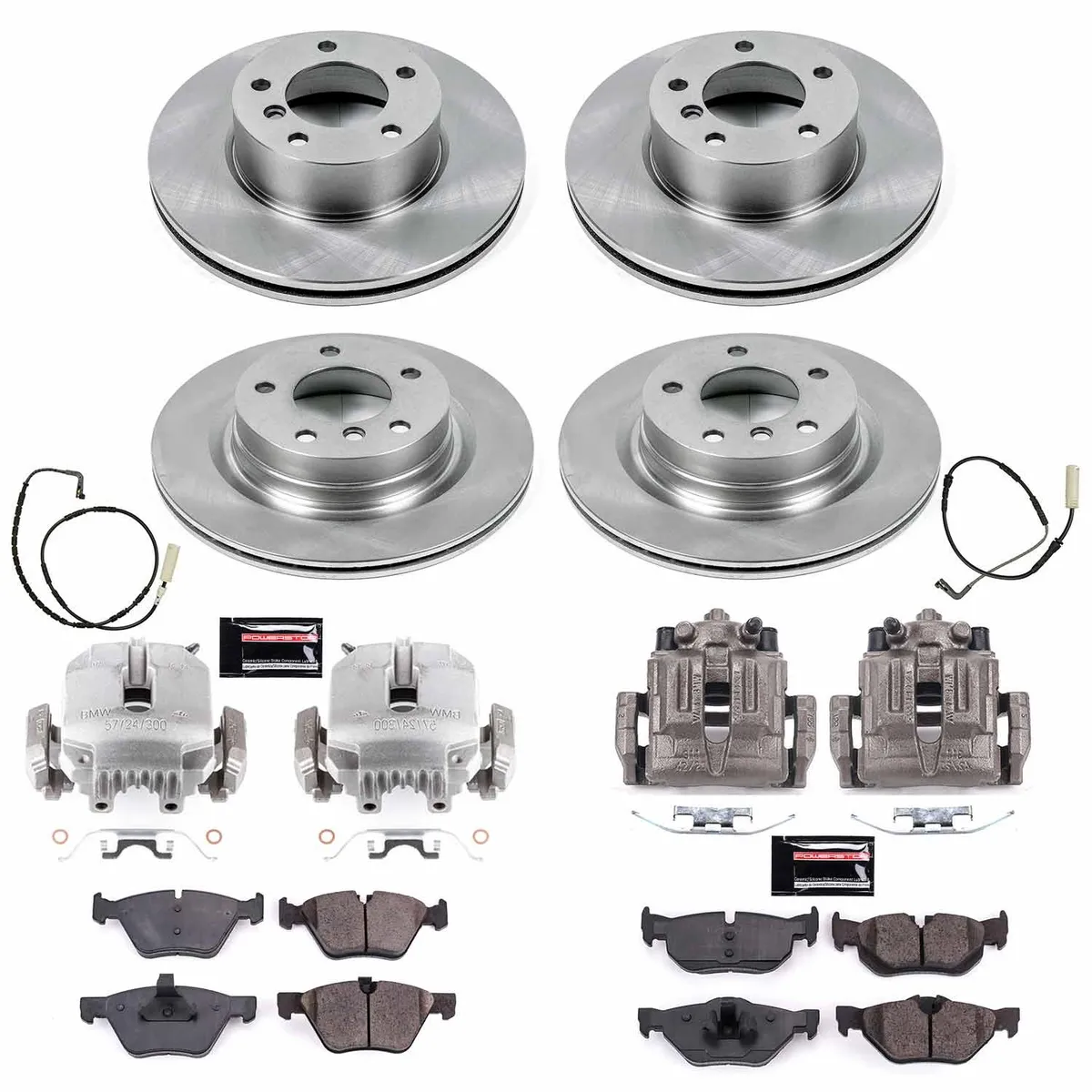 Z17 Direct Replacement Kit: Rotors; Ceramic Pads; Pad Sensors; Calipers product image