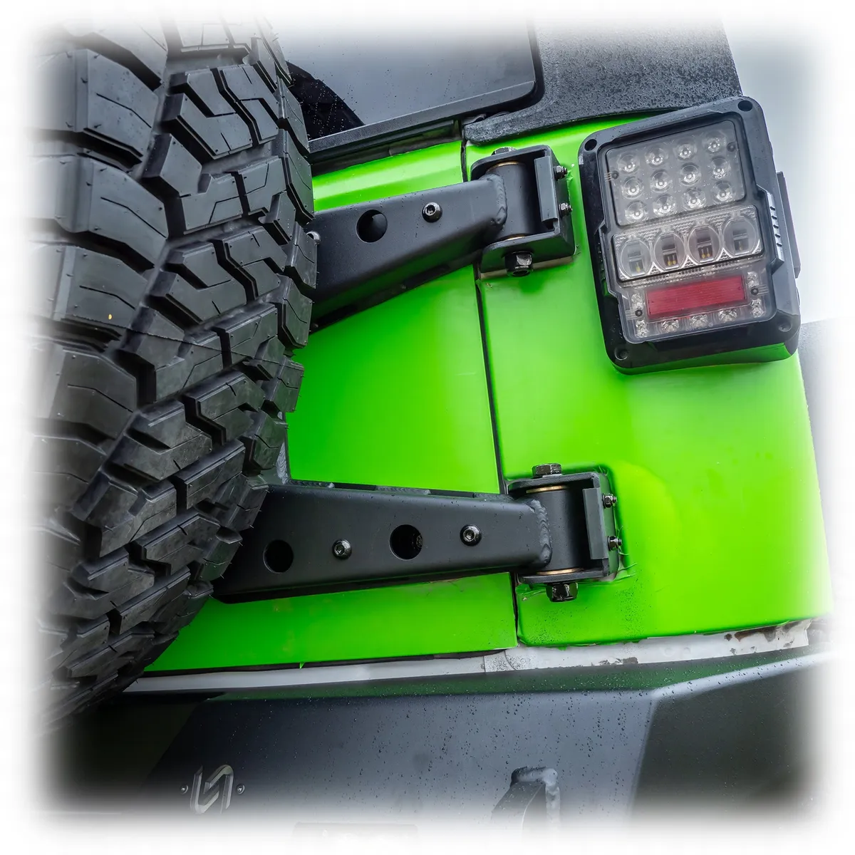 Turn Offroad Tire Carrier and Tailgate Reinforcement - JK product image