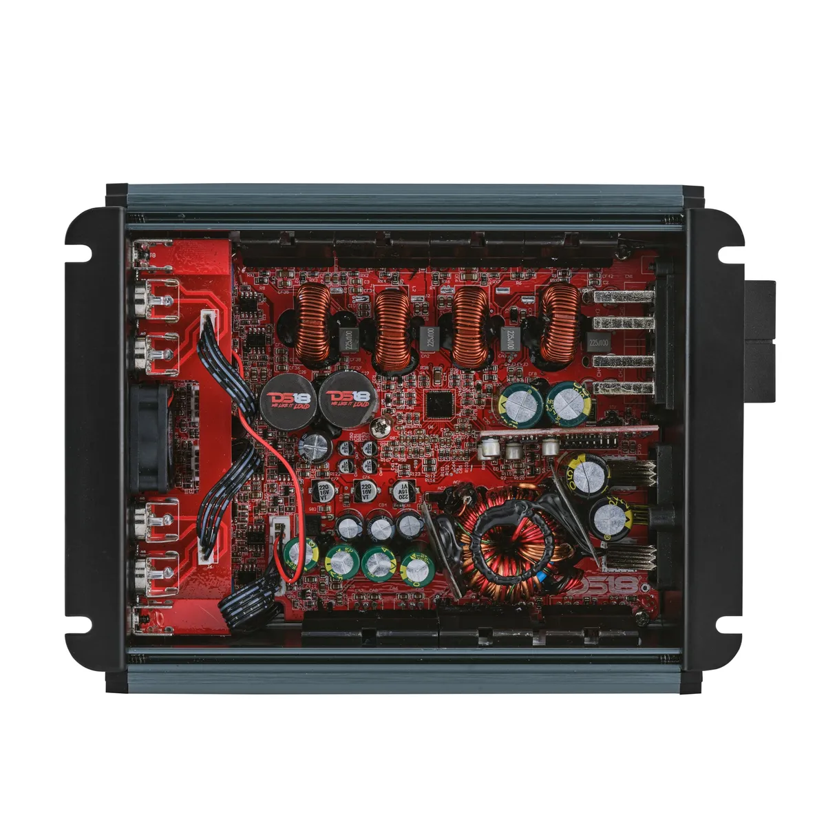 2 x 8” Mids & 2 x 3 .78” Tweeters (Pro-X8m & Pro-Twx2 Included) | 1 x 4-Channel Amp (Frp- 1 .2k4 Included) | Ported | Speakon Cable & Terminal Included | 1/2” Mdf | Black Carpet product image