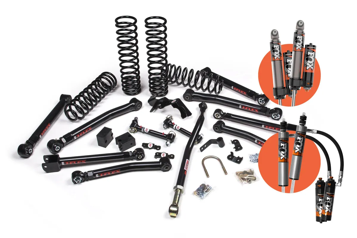 0718 Jeep Wrangler JK 4dr 2.5in Jkrawl Lift Kitfox 2.5 Pes R/R Dsc Shocks 4wd product image