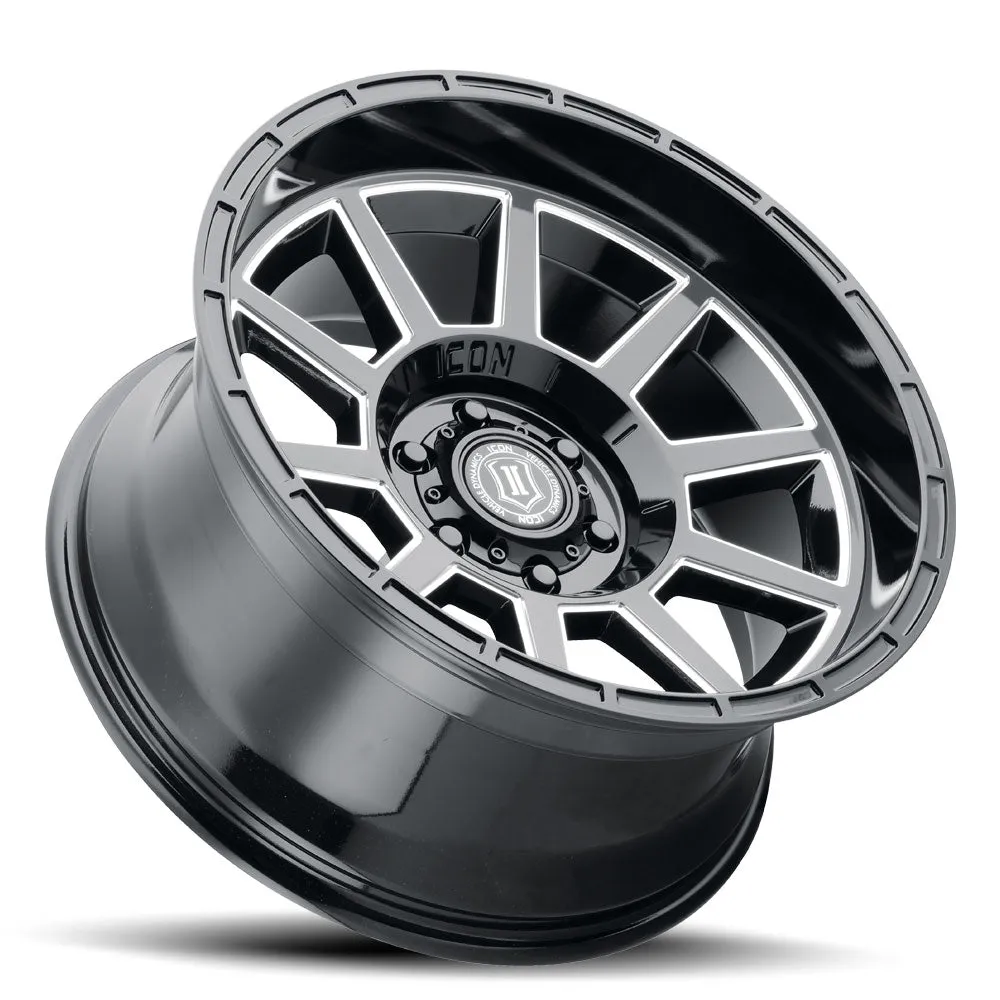 ICON Alloys Recoil, Gloss Black, 20 x 10 / 5 x 5, -24mm Offset, 4.5" BS product image