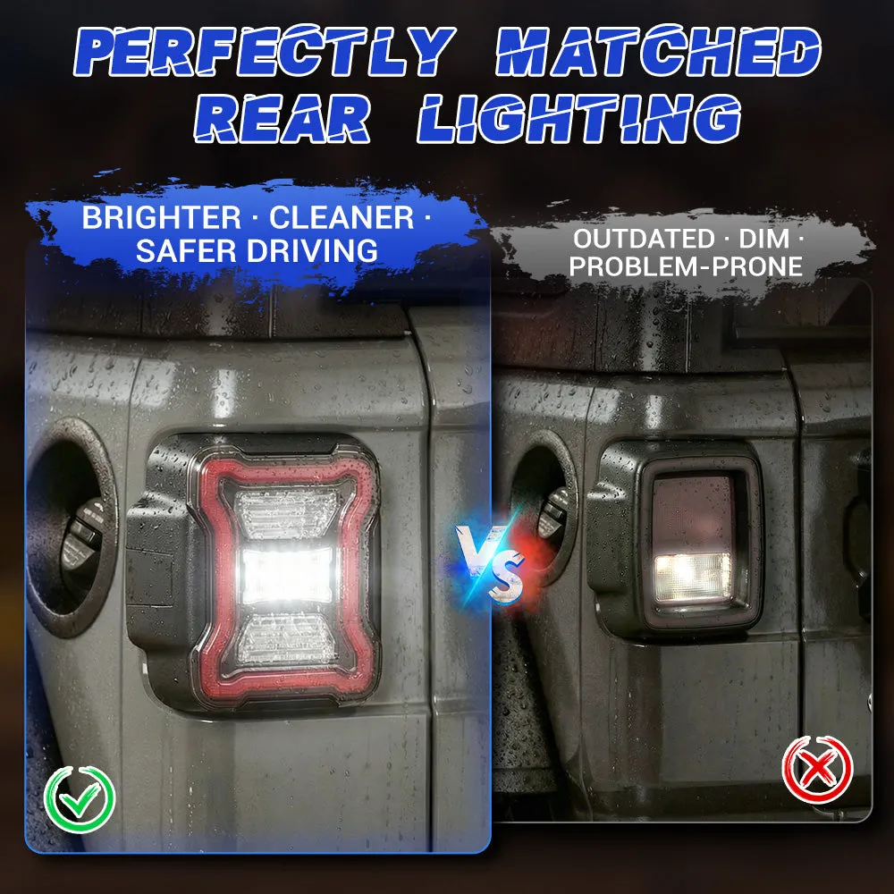 LED Tail Lights For Jeep Wrangler JL JLU 2018+ product image