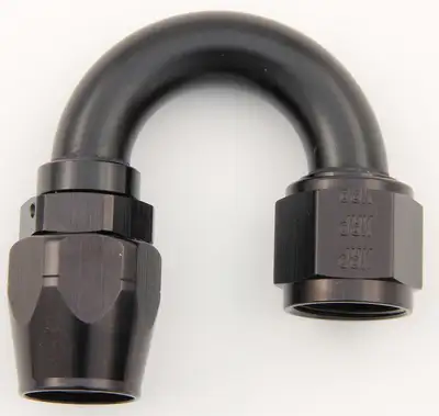 XRP #10 180 Deg Dbl Swivel Hose End Black