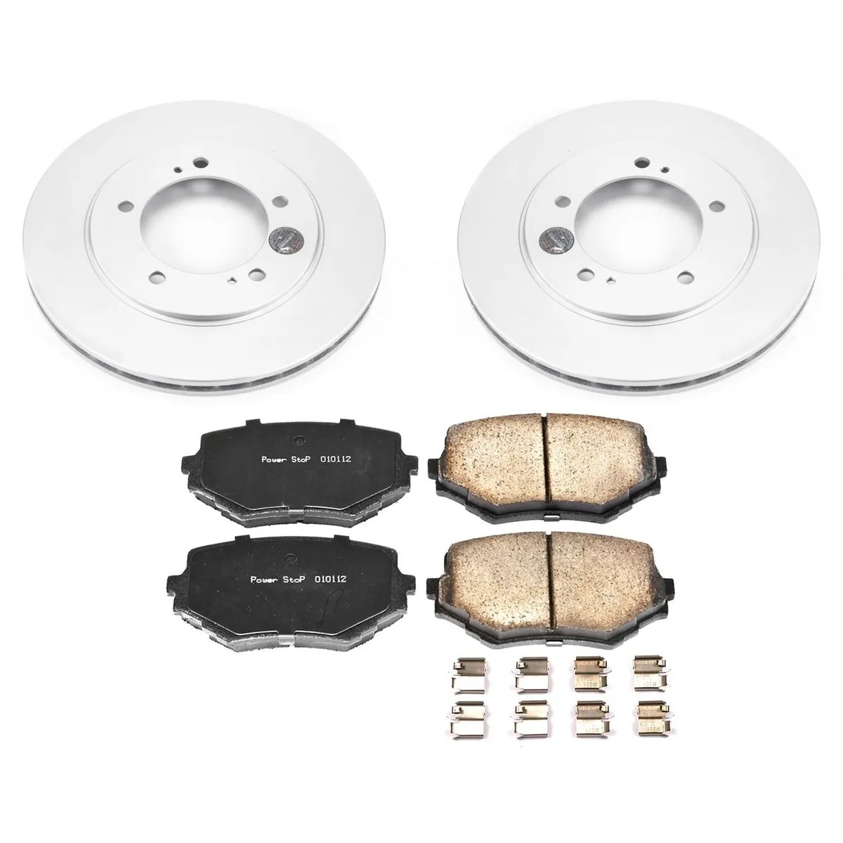 Z17 Geomet Coated Rotor Kit: Genuine Geomet Fully Coated Rotors; Ceramic Pads W/Hardware product image