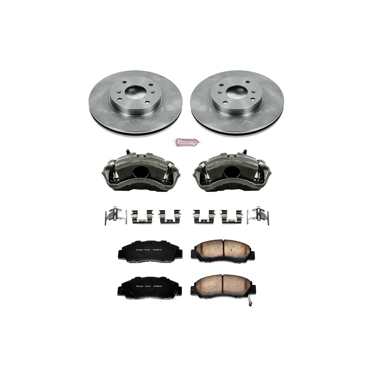 Z17 Direct Replacement Kit: Rotors; Ceramic Pads; Calipers product image