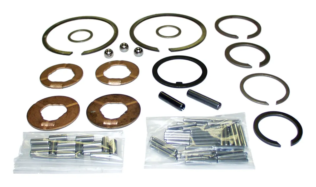 1976-1979 CJ-5 CJ w/ T150 Transmission. Kit includes: Snap Rings Washers Pins Rollers and Chrome Balls 1976-1979 CJ-7 CJ w/ T150 Transmission. Kit includes: Snap Rings Washers Pins Rollers and Chrome Balls product image