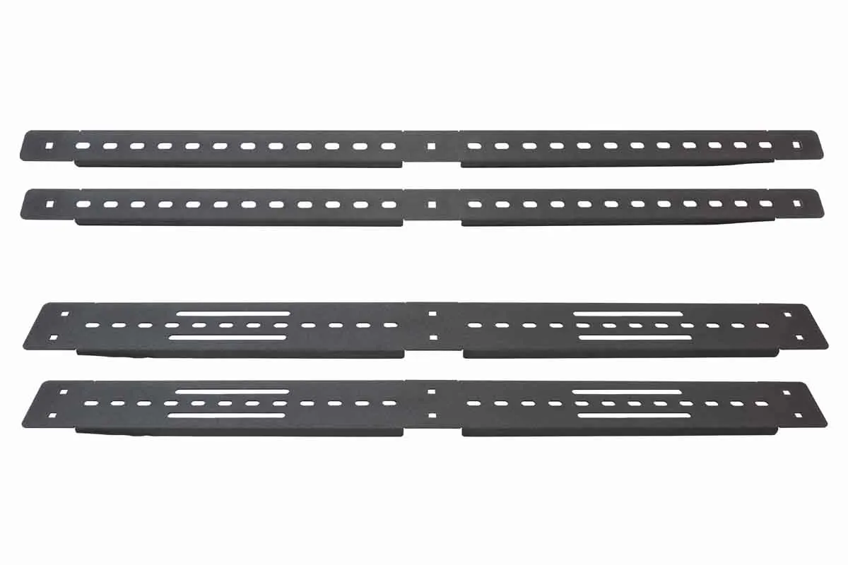 Black textured powder coat, 10-Gauge steel, Stainless Steel hardware, Half Height Tackle Rack measures 12.5 in. off of top of bed rail product image