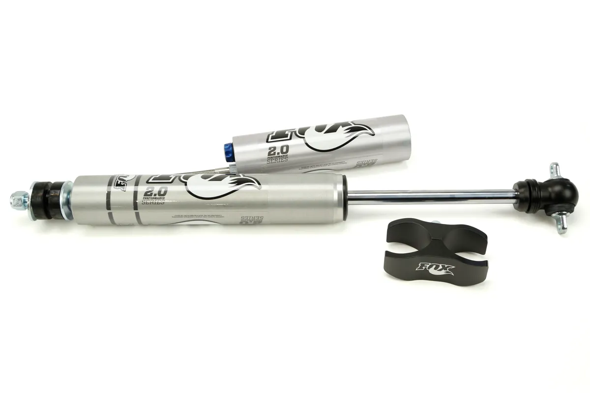 Shock Absorber 97-06 Jeep Wrangler TJ & 84-04 Jeep Cherokee Front Performance Series 2.0 Remote Reservoir 7.6 Inch 0-2 Inch & 0-1.5 Inch Lift Cd Adjuster FOX product image