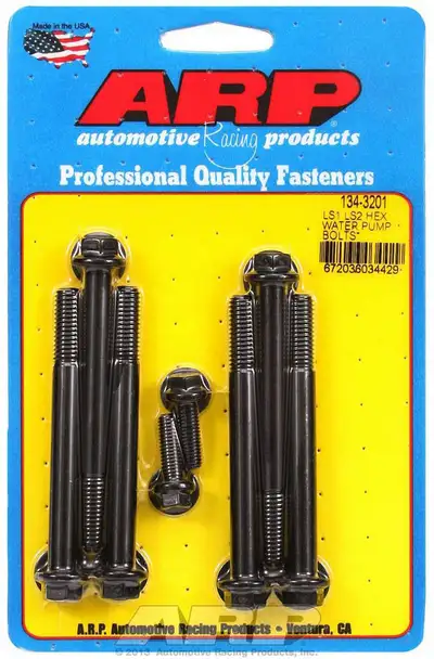ARP Auto Racing Ls1/Ls2 Hex Bolt Head Water Pump Bolts W/Thermostat Housing Bolts Kit